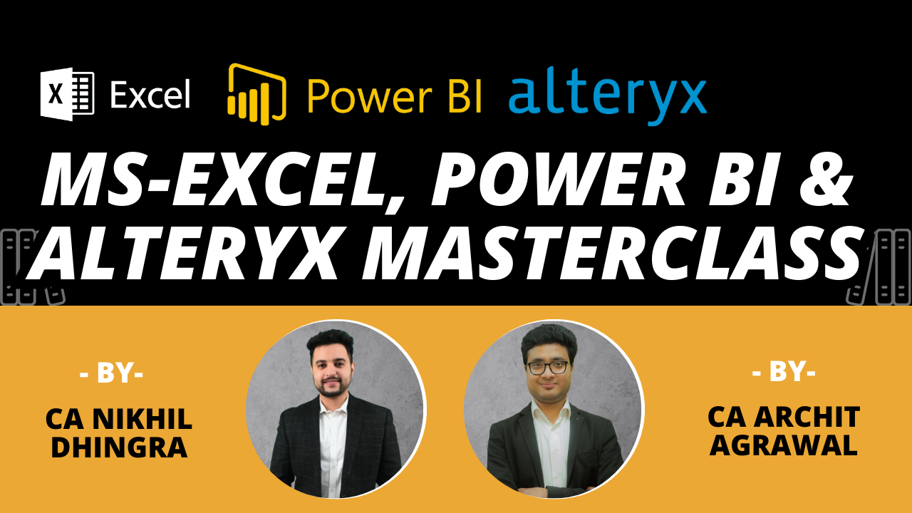 Combo Pack For MS-Excel & Power BI, Alterxy MasterClass